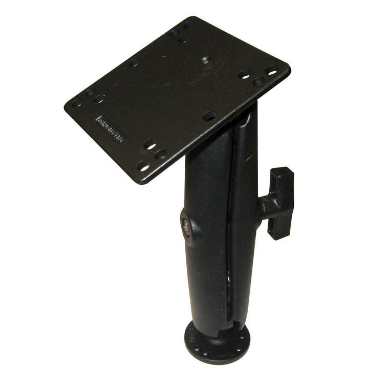 RAM Mount 4.75" Square Base VESA Plate 75mm and 100mm Hole Patterns w/Long Surface Mount - RAM-101U-D-246, made by RAM Mounting Systems - RAM-101U-D-246