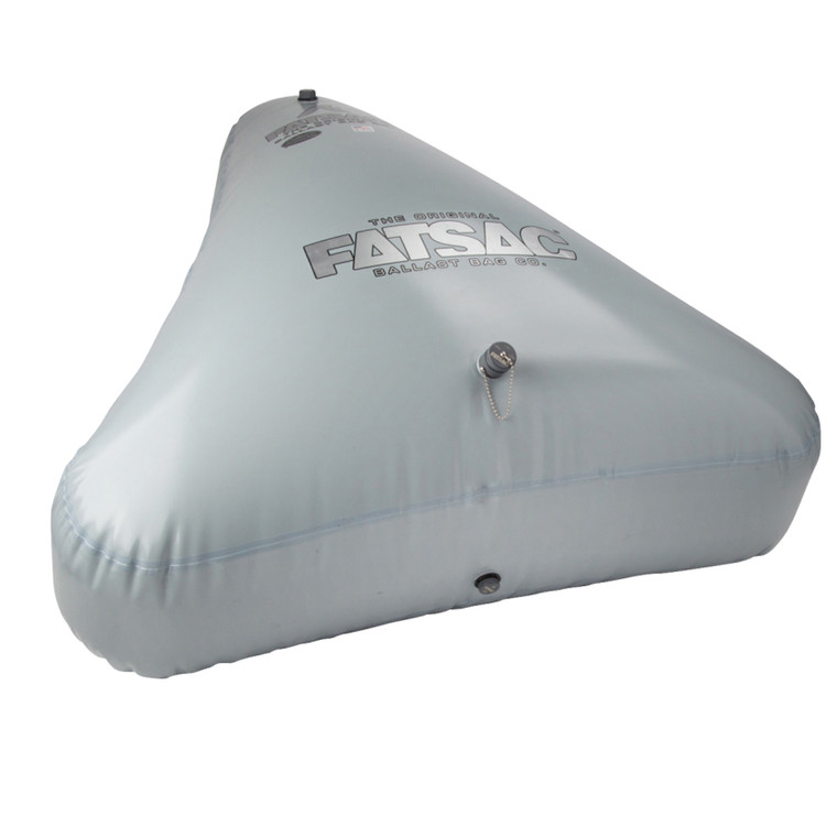 FATSAC Open Bow Triangle Fat Sac Ballast Bag - 650lbs - Gray - W706-GRAY, made by FATSAC - W706-GRAY