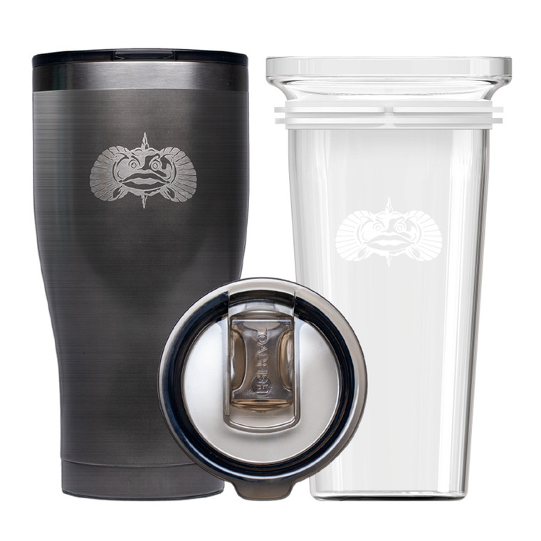Toadfish Non-Tipping 20oz Tumbler - Graphite - 1134, made by Toadfish - 1134