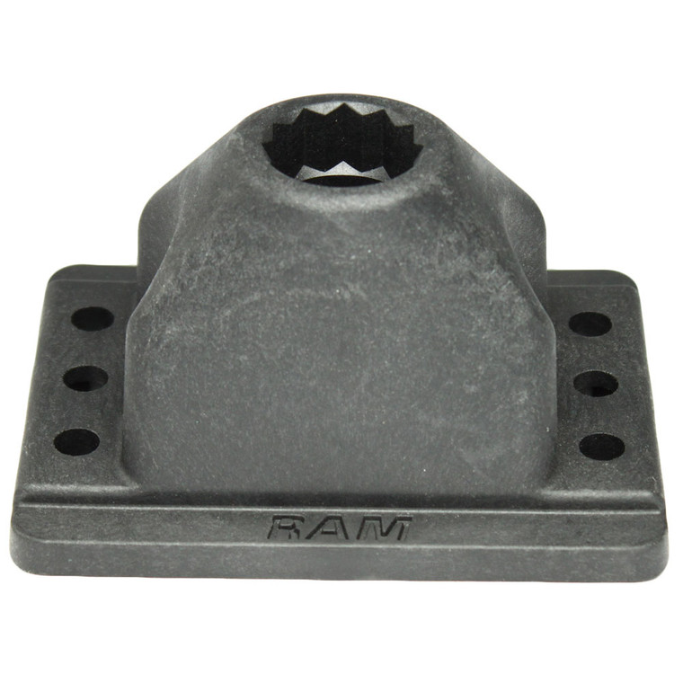 RAM Mount RAM Rod 2000 Deck & Track Base - RAM-114DTM5, made by RAM Mounting Systems - RAM-114DTM5