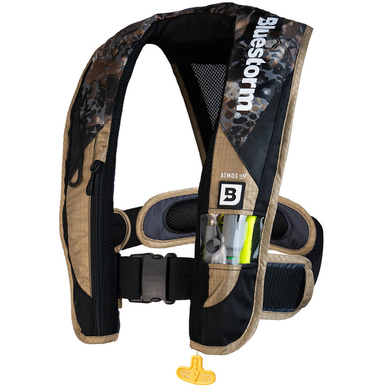 Bluestorm Kryptek Atmos 40 Auto Type II Inflatable PFD - Obscura Skyfall - BS-D1H-23-SKY, made by Bluestorm - BS-D1H-23-SKY