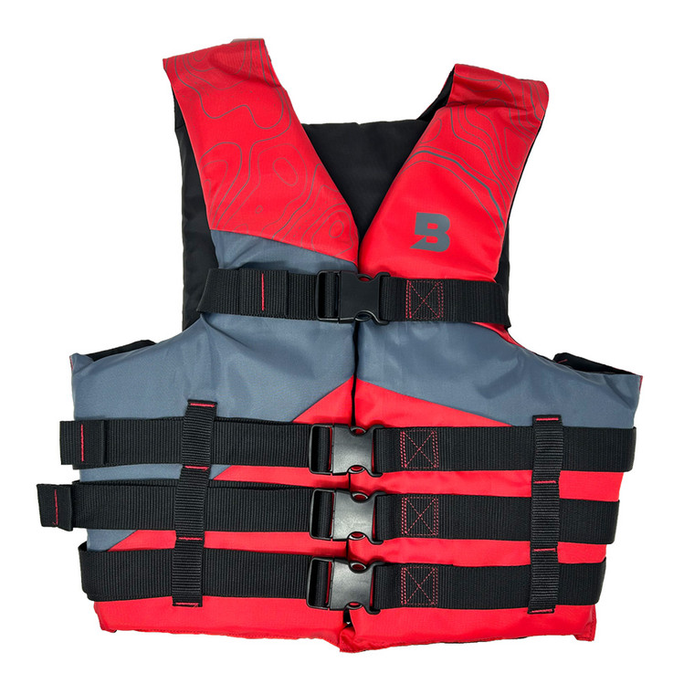 Bluestorm Type III Adult Universal Foam Life Jacket - Red - BS-175-RED-U, made by Bluestorm - BS-175-RED-U