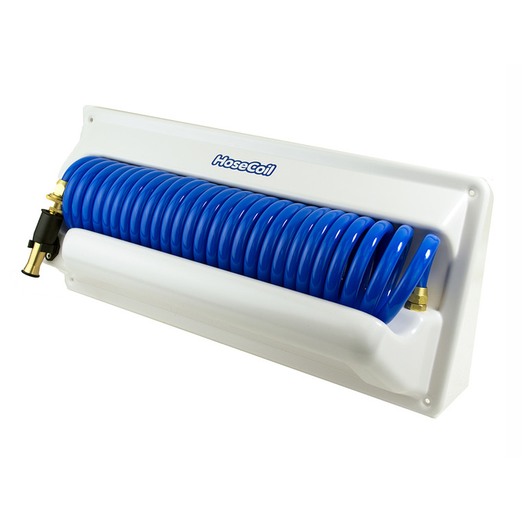 HoseCoil Horizontal Mount Enclosure w/Additional 5' Feeder Hose - HC25H2, made by HoseCoil - HC25H2