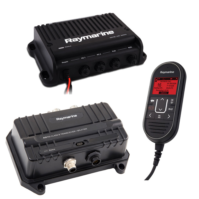Raymarine Ray90 VHF Radio & AIS700 Bundle - T70424, made by Raymarine - T70424 Raymarine Ray90 VHF Radio & AIS700 Bundle - T70424, made by Raymarine - T70424
