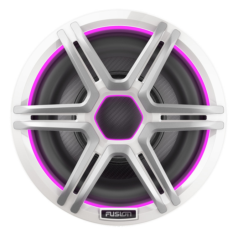 Fusion Apollo™ 10" LED Marine Subwoofer w/Sports White Grille - 010-02918-41, made by Fusion - 010-02918-41 Fusion Apollo™ 10" LED Marine Subwoofer w/Sports White Grille - 010-02918-41, made by Fusion - 010-02918-41