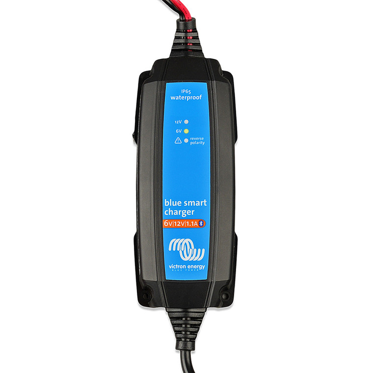 Victron Blue Smart IP65 Charger - 6V/12V - 1.1A - 120V - 1-15P - BPC120134124R, made by Victron Energy - BPC120134124R Victron Blue Smart IP65 Charger - 6V/12V - 1.1A - 120V - 1-15P - BPC120134124R, made by Victron Energy - BPC120134124R