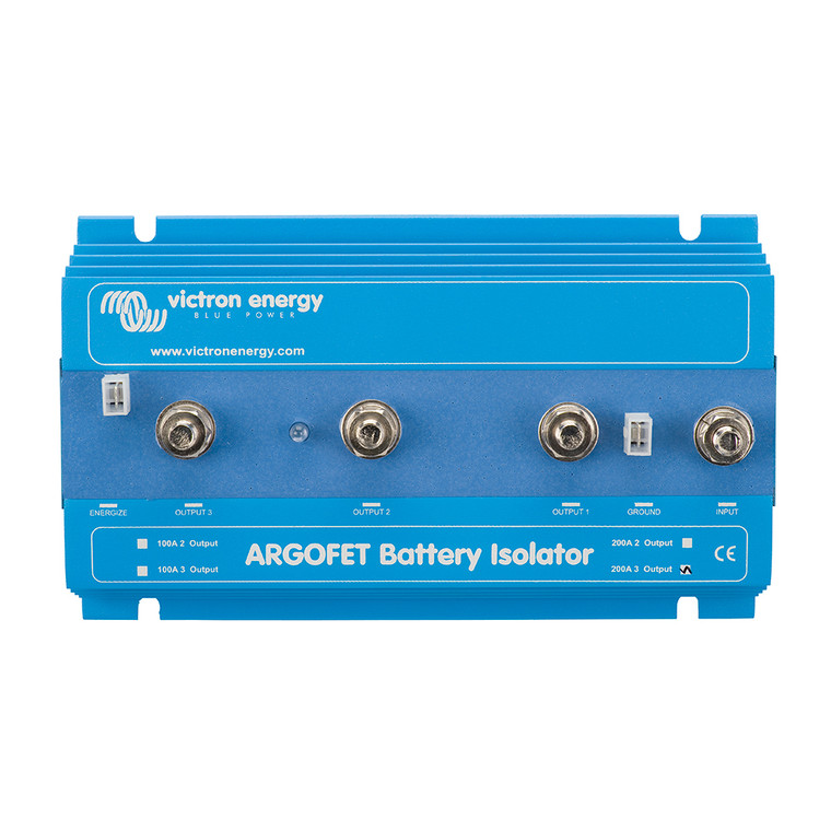 Victron Argo FET Battery Isolator 200-3 3 Batteries - 200AMP - ARG200301020, made by Victron Energy - ARG200301020