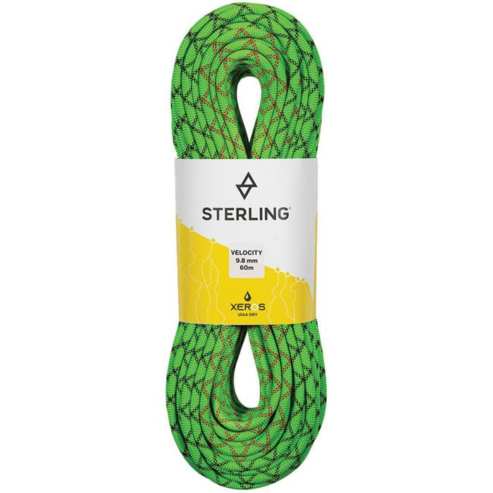 Sterling Rope Velocity 9.8mm x 60m Xeros Dynamic Rope Sterling DV106AX060