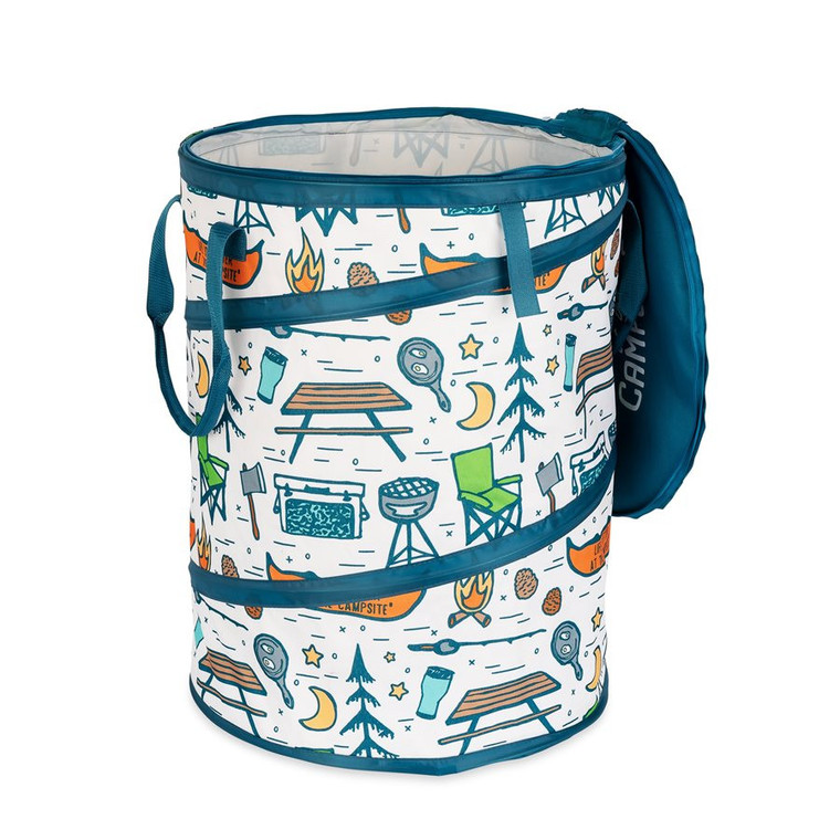 Life Is Better At The Campsite Campsite Popup Utility Container 18in X 24in Camco 42997