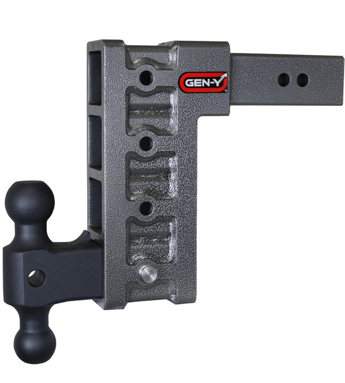 Gen-Y Mega Duty 2.5in Shank 9in Drop 3K TW 21K Hitch w/GH-061 Dual-Ball - GH-614 GEN-Y Hitch GH-614