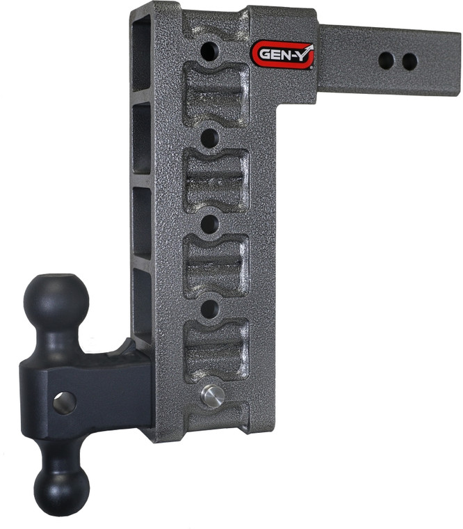 Gen-Y Mega Duty 2.5in Shank 12in Drop 3K TW 21K Hitch w/GH-061 Dual-Ball - GH-615 GEN-Y Hitch GH-615