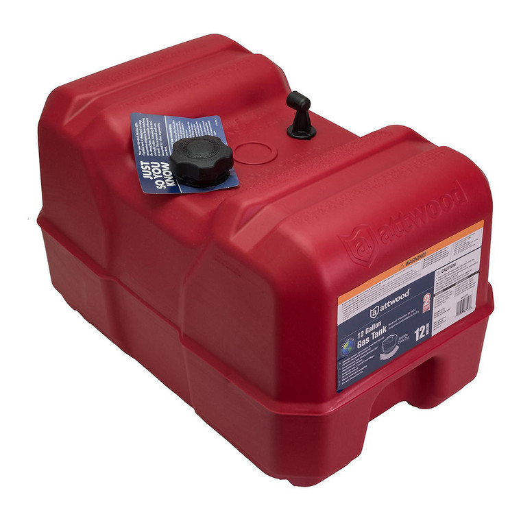 Attwood Portable Fuel Tank - 12 Gallon w/o Gauge - 8812LP2 Attwood Marine 8812LP2 Attwood Portable Fuel Tank - 12 Gallon w/o Gauge - 8812LP2 Attwood Marine 8812LP2
