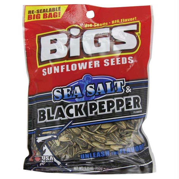 Bigs Sunflower Seeds Sea Salt & Black Pepper, made by Bigs Seeds - 529874