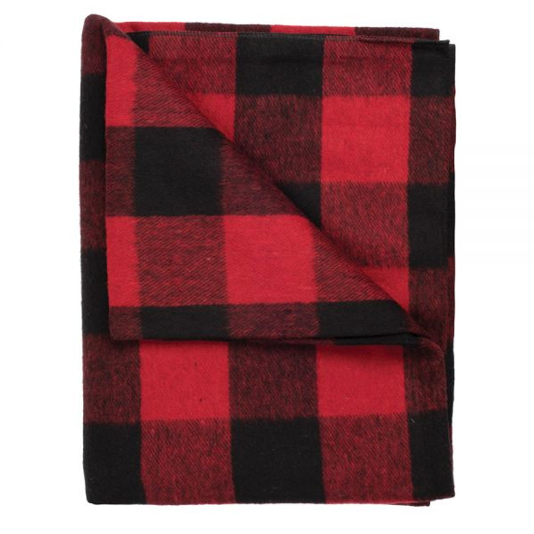 Woven Wool Red/Black Plaid 50, made by Peregrine -