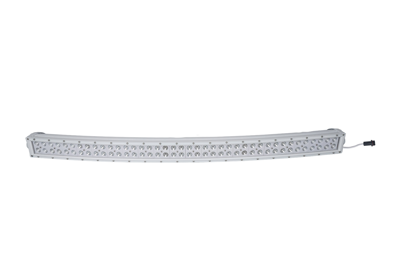 40 Inch LED Light Bar Marine Grade Wrap Around White Shell Dual Row Curved Light Bar with 240-Watt 80 x 3W High Intensity CREE LEDs Marine Sport, made by Marine Sport Lighting - 40 Inch LED Light Bar Marine Grade Wrap Around White Shell Dual Row Curved Light Bar with 240-Watt 80 x 3W High Intensity CREE LEDs Marine Sport, made by Marine Sport Lighting -
