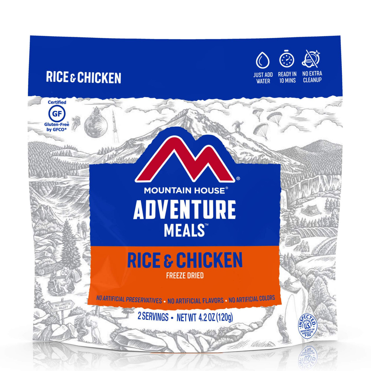 Rice & Chicken Cl, made by Mountain House - Rice & Chicken Cl, made by Mountain House -