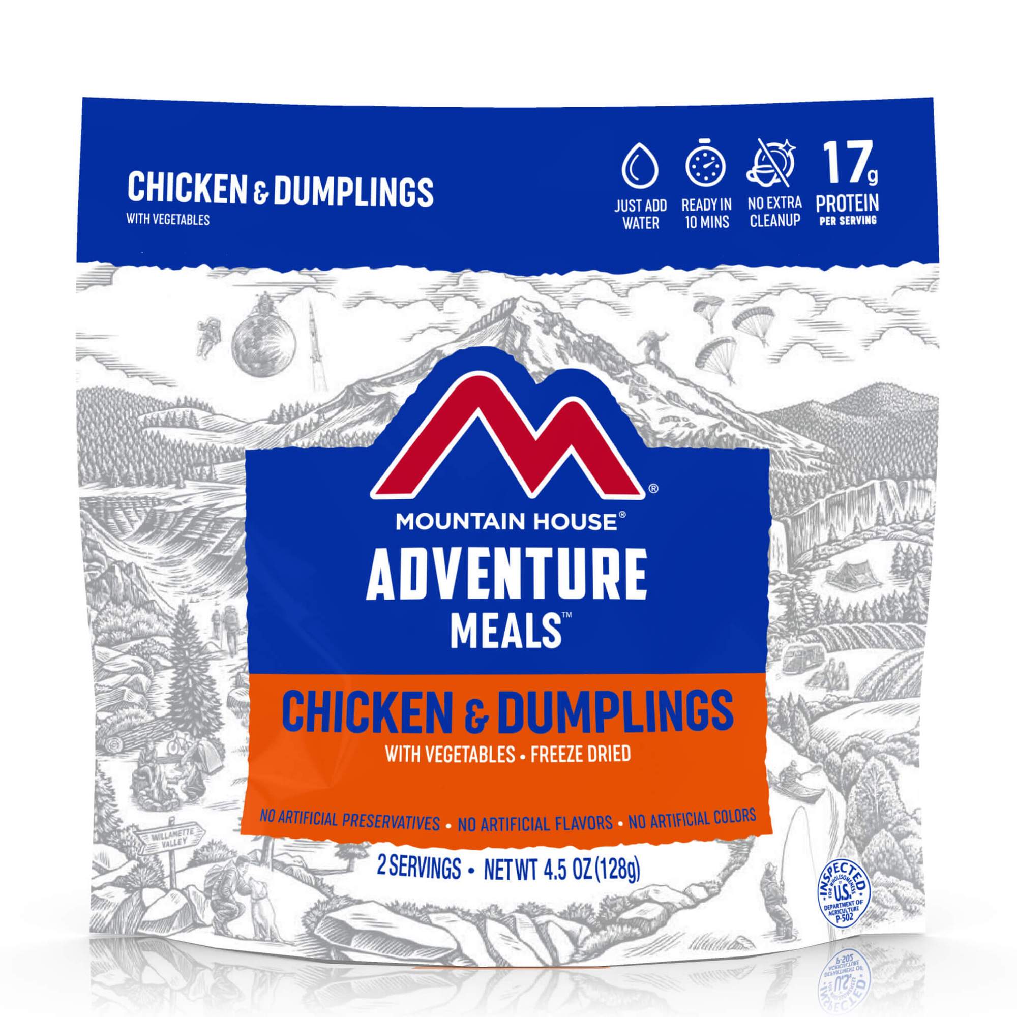 Chicken & Dumplings Cl, made by Mountain House - Chicken & Dumplings Cl, made by Mountain House -