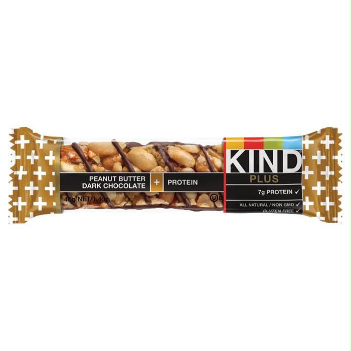 Kind+ P.B/Drk Ch Protein Bar, made by KIND -