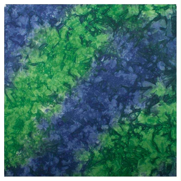 Bandana Tie Dye Blu/Grn W/Upc, made by CAROLINA MANUF -