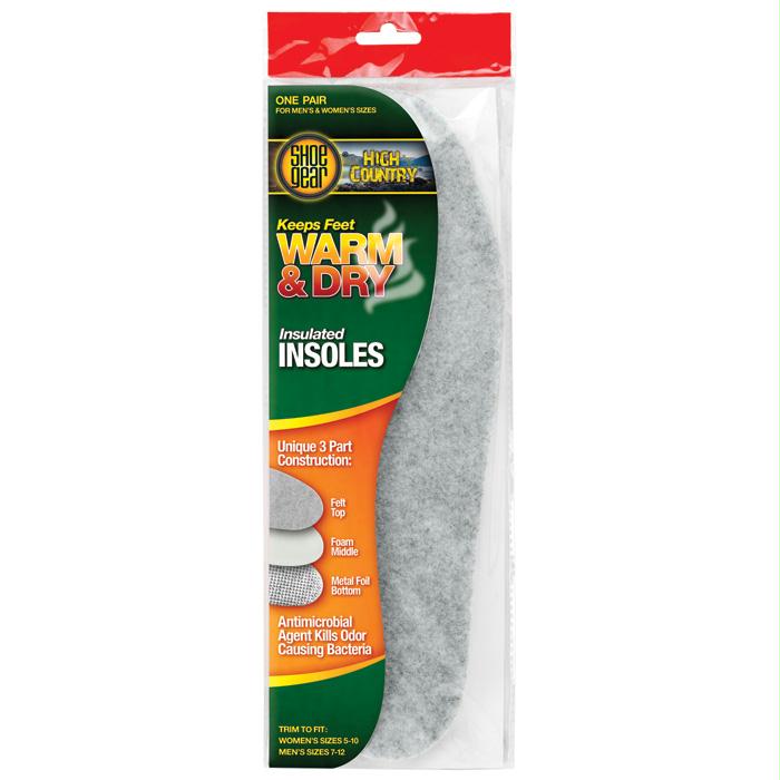 Warm And Dry Insulated Insoles, made by Shoe Gear - Warm And Dry Insulated Insoles, made by Shoe Gear -