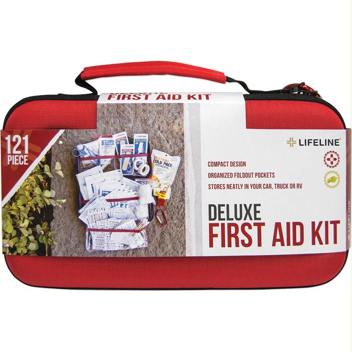 Hrdshll Firstaid Kit Dlx 121Pc, made by Lifeline -