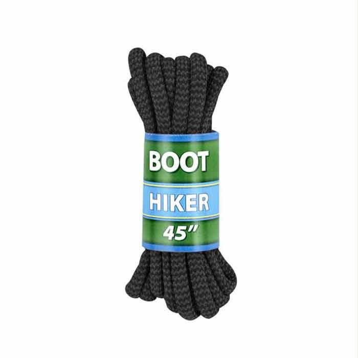 Alpine Boot Laces 45" Black, made by Shoe Gear - Alpine Boot Laces 45" Black, made by Shoe Gear -