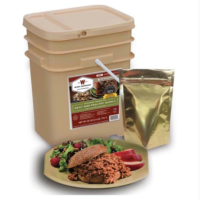Emergency Food 60 Meat, made by Wise Foods -