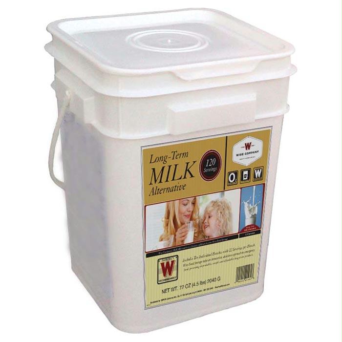 Emergency Food 120 Milk, made by Wise Foods -