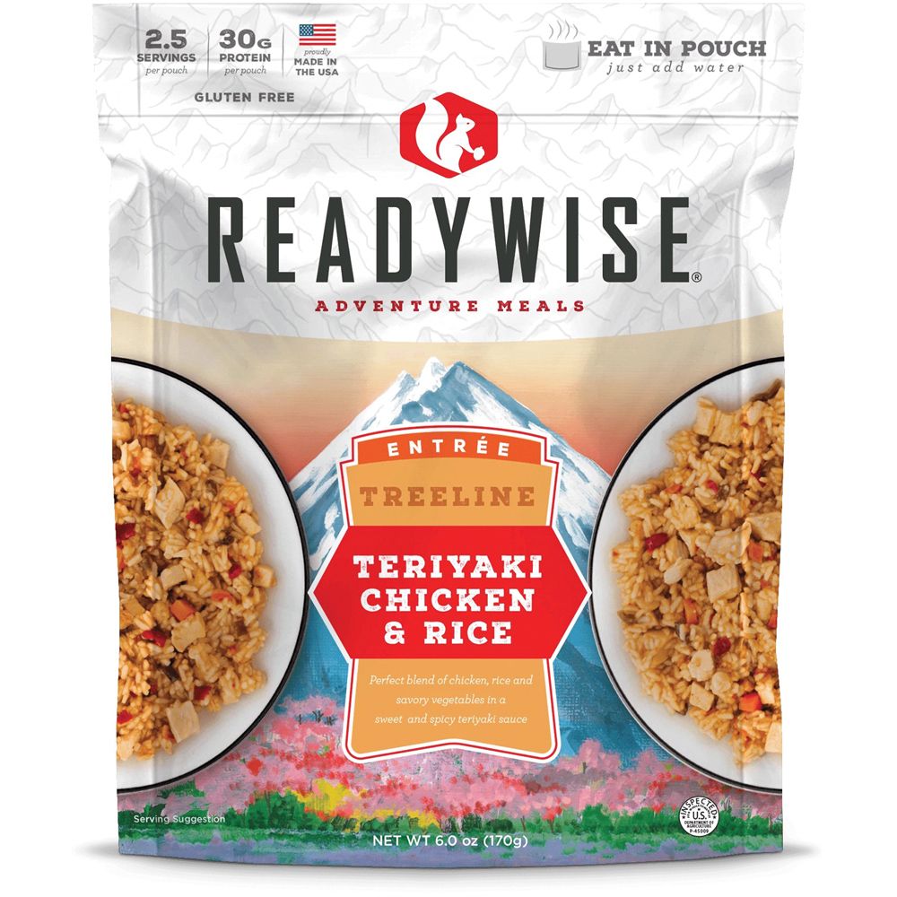 Treeline Teriyaki Chicken And Rice, made by Wise Foods -