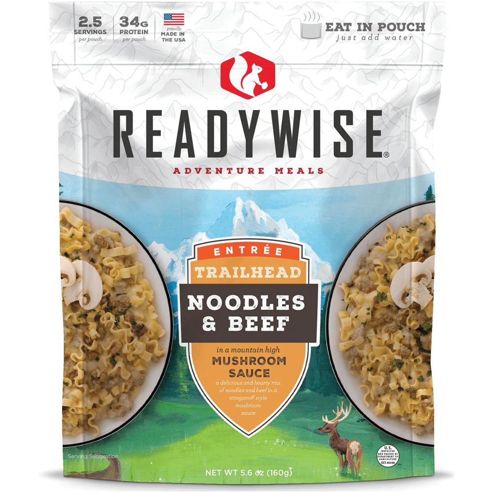 Beef & Noodles Stroganoff, made by READYWISE - Beef & Noodles Stroganoff, made by READYWISE -
