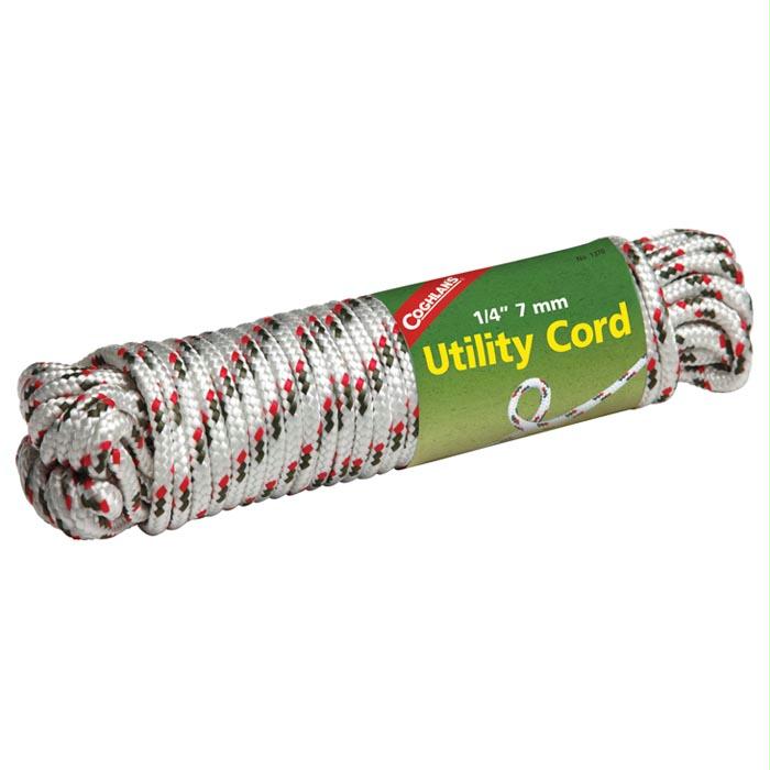 Utility Cord 7 Mm 1/4" X 50', made by Coghlans -