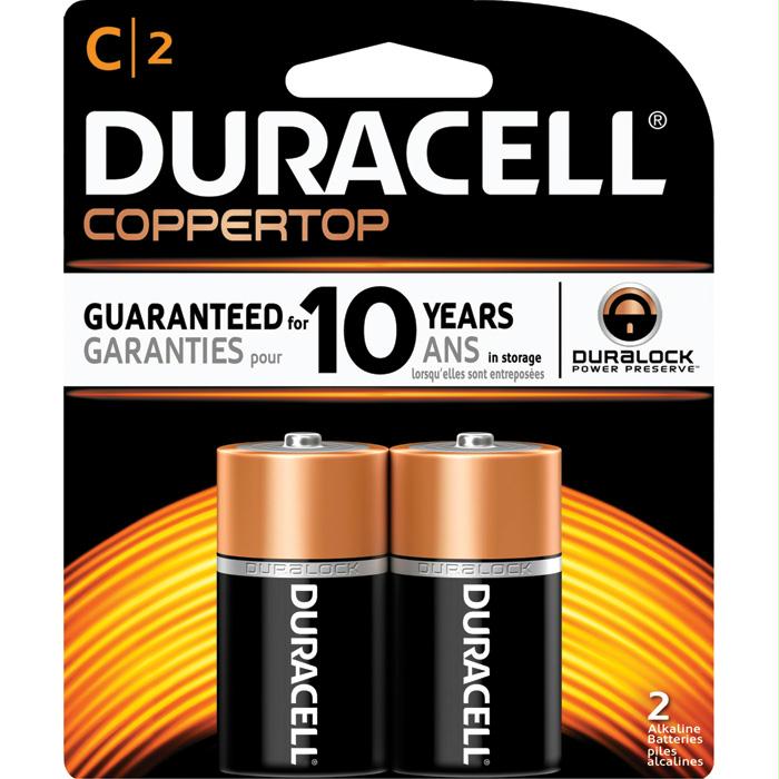 Duracell Cprt C 2Pk, made by Duracell -