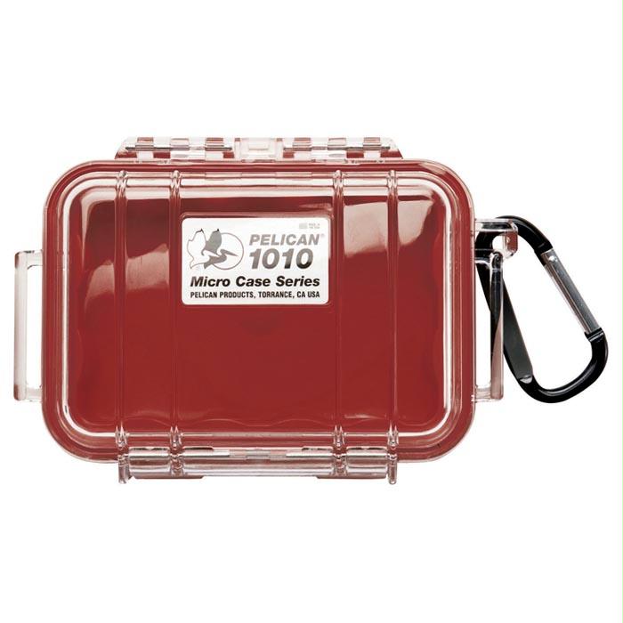Micro Case 1010 Red/Clear, made by Pelican - 1010-028-100 Micro Case 1010 Red/Clear, made by Pelican - 1010-028-100