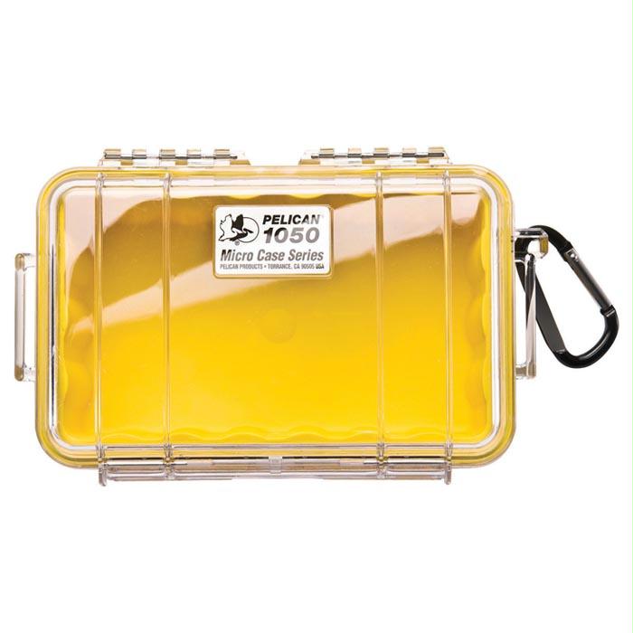 Micro Case 1050 Yellow/Clear, made by Pelican - 1050-027-100 Micro Case 1050 Yellow/Clear, made by Pelican - 1050-027-100