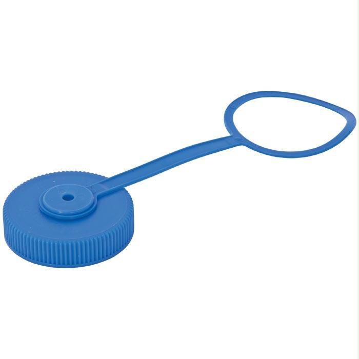 Lid Wm Loop-Top Blue (Bulk), made by Nalgene -