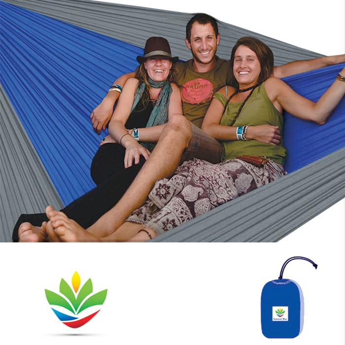 Hammock Bliss Triple Blue/Silv, made by Hammock Bliss -