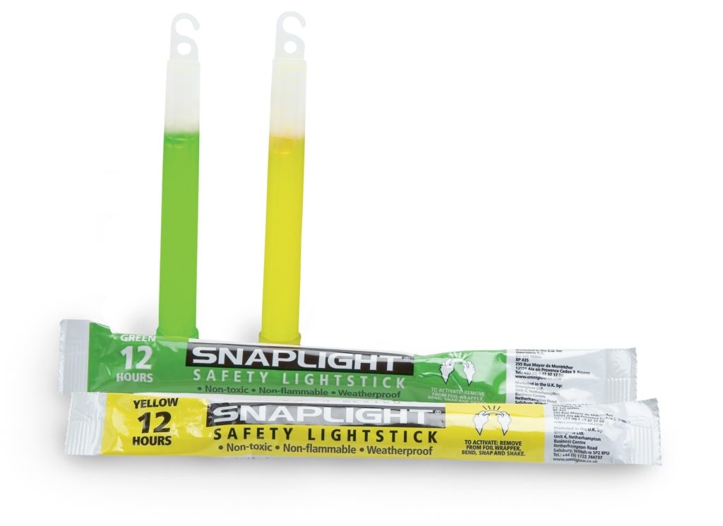 SNAPLIGHT Safety Lightsticks, made by CMC Rescue -