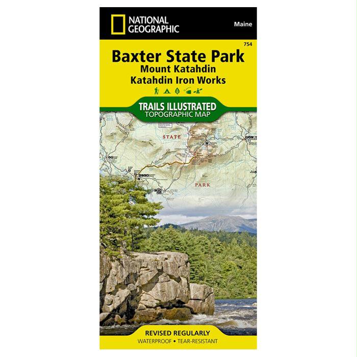 Baxter St Prk/Mt Katahdin #754, made by National Geographic - Baxter St Prk/Mt Katahdin #754, made by National Geographic -