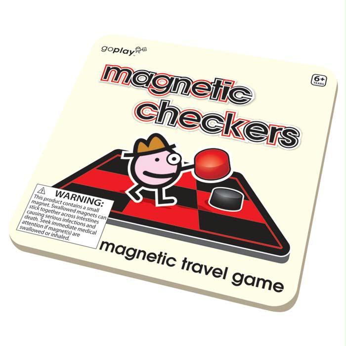 Magnetic Checkers, made by Toysmith -