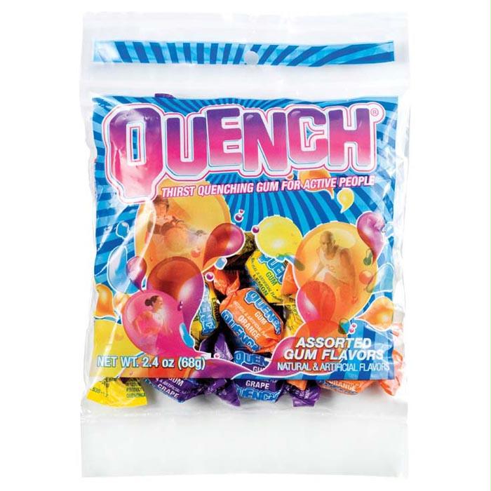 Quench Gum Assort Flavor 2.4Oz, made by Mueller -