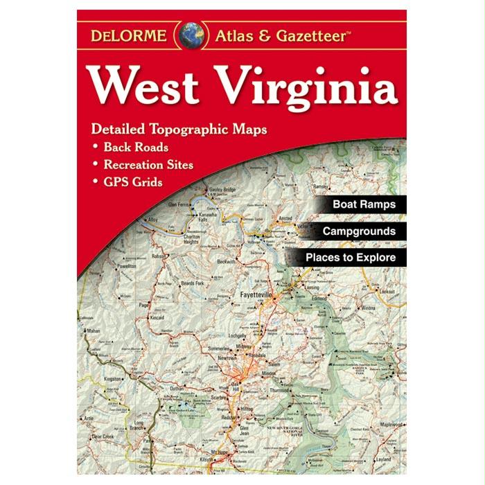 West Virginia Atlas, made by Delorme -