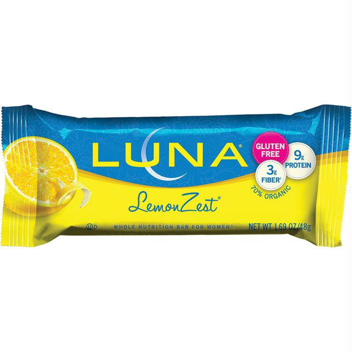 Luna Lemon Zest Bar, made by Luna Bar -