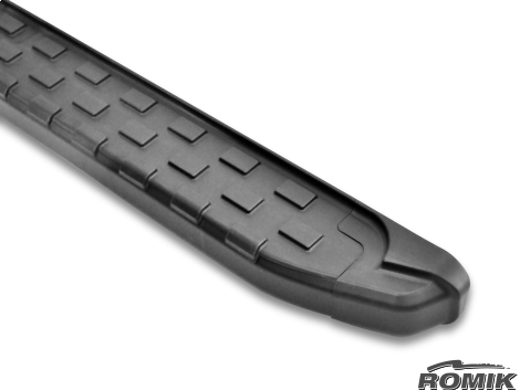 Subaru Ascent SUV Running Boards REC-B Side Steps 2019-2022 Anodized Black Romik, made by Romik - 53016419 Subaru Ascent SUV Running Boards REC-B Side Steps 2019-2022 Anodized Black Romik, made by Romik - 53016419