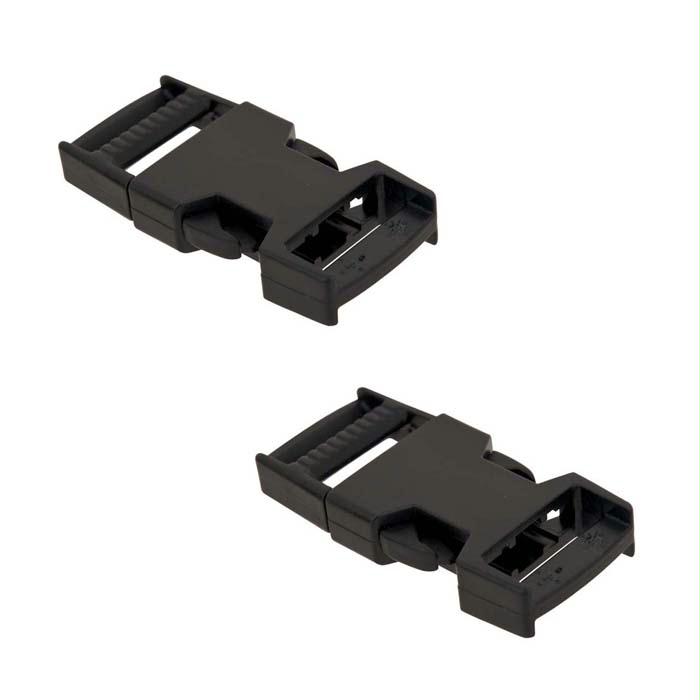 Side Rel Buckle 1" 2Pk, made by Peregrine Outfitters -