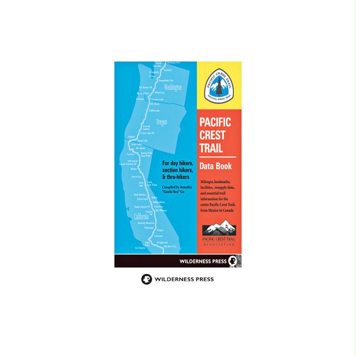 Pacific Crest Trail Data Book, made by Wilderness Press -