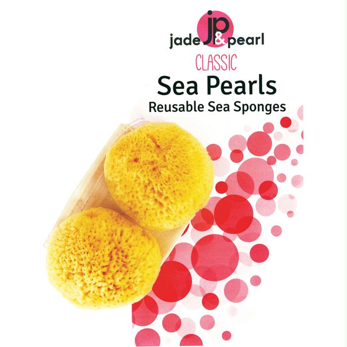 Sea Pearl Sponge Tampon Lg 2Pk, made by Jade & Pearl -
