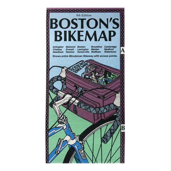 Rubel Boston Bike Map, made by Rubel -