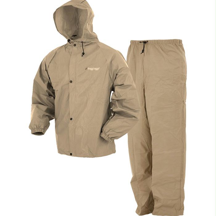 Frogg Togg Pl Rainsuit Khki Sm, made by Frogg Toggs -