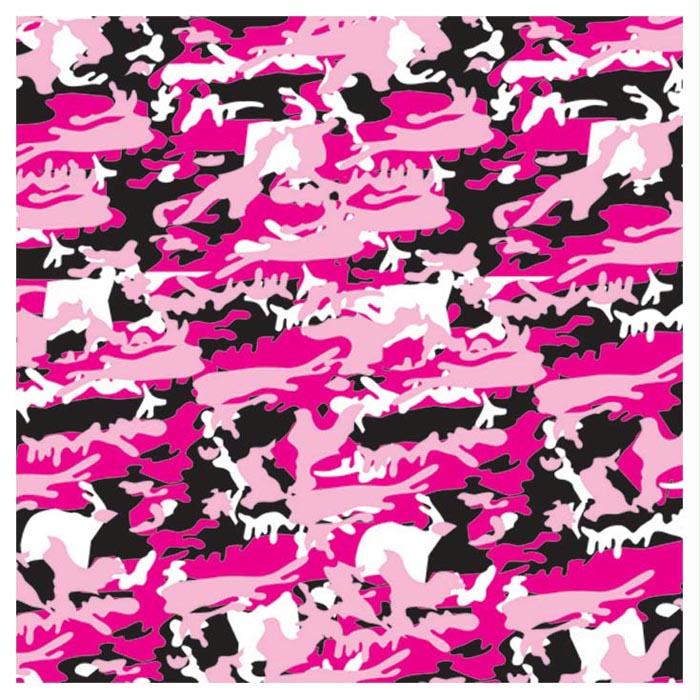 Pink Camo Bandana, made by CAROLINA MANUF -