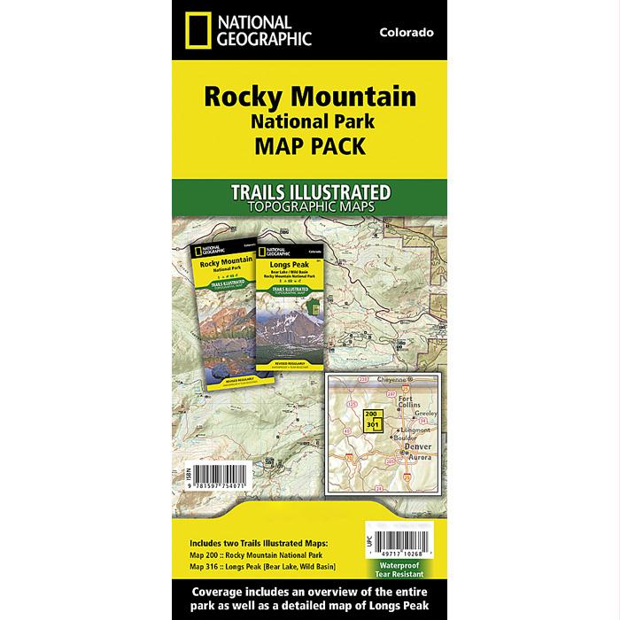 Rocky Mountain Np Map Pack, made by National Geographic - Rocky Mountain Np Map Pack, made by National Geographic -